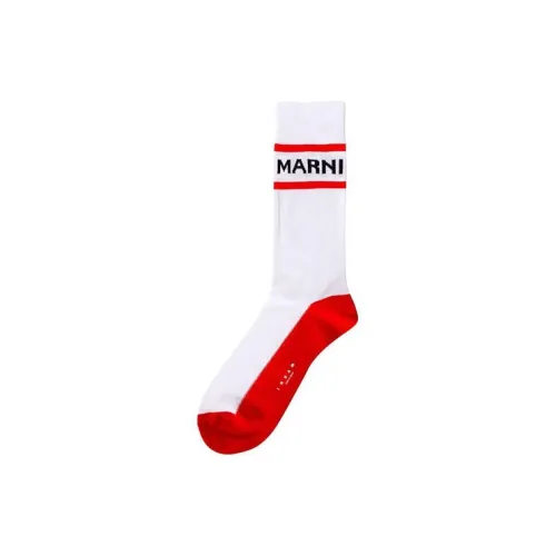 MARNI Белые Мужские Носки MID до икры