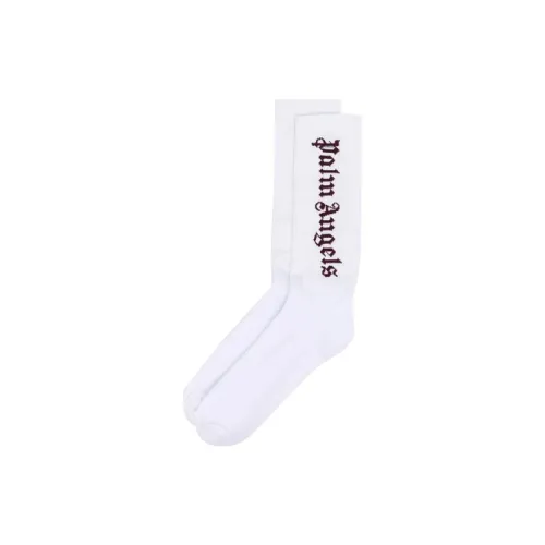 PALM ANGELS Белые Женские Носки MID до икры