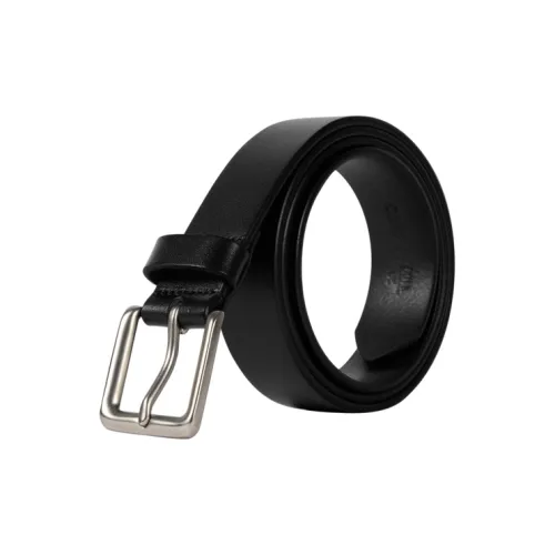 GXG Натуральная кожа застежка-булавка Pure коровья кожа ремень для талии кожаные ремни мужской черный 2,9 см
