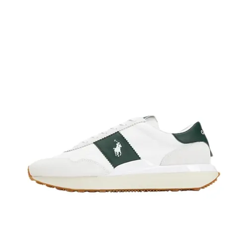 Polo Ralph Lauren Train 89 Low Топ Повседневная обувь Мужская Белая