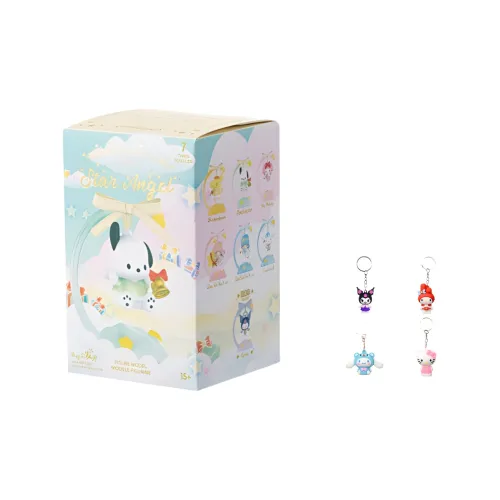 Минисо Sanrio Characters Звездное желание Angel Ночной свет Коллекция Слепые коробки Один Mystery Коробка Целая коробка 6 шт