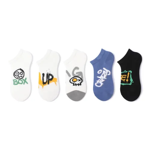 PRIMEET Низкие носки для мужчин упаковка из 5 пар