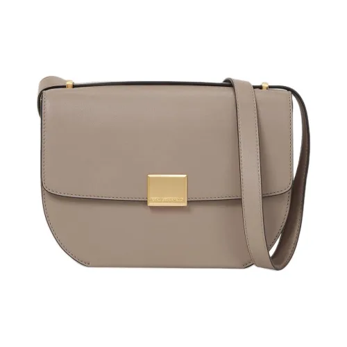 Karl Lagerfeld Коровья кожа Сумка через плечо Средний Женский Серый Белый