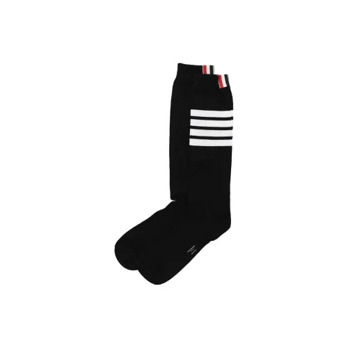 THOM BROWNE 1 Пачка Черные Мужские Носки до Икры MID
