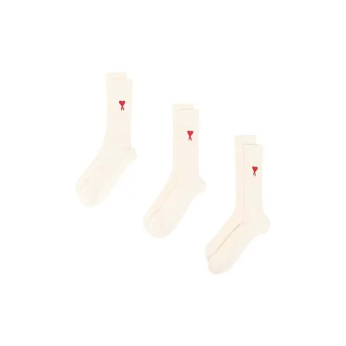 AMIPARIS Носки Crew Унисекс 1 комплект 3 пачки Белый