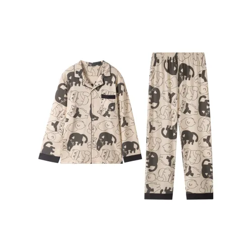 Montagut Pajama Комплект Осенний и Зимний Унисекс Хаки