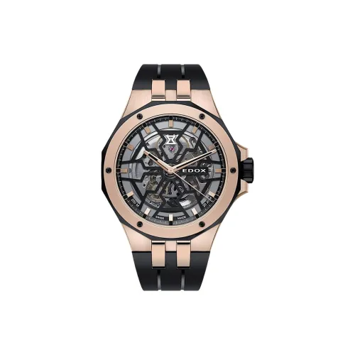 EDOX Автоматический Механический Часы для Мужчин 43 мм Скелет