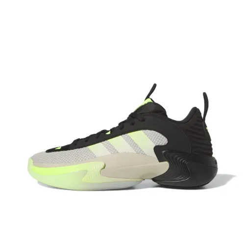 Adidas Exhibit Select Slip Resistant Abrasion Resistant Легкий MID Топ Баскетбольные кроссовки Унисекс Зеленый