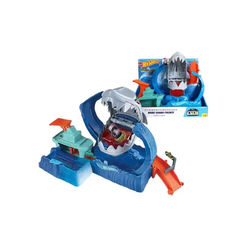 HOT WHEELS Акула Изменяющий Цвет Автомобиль Дорожка Игрушки