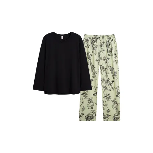 Sha Qian Пижамный комплект женский черный