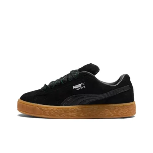 PUMA Suede Series Low Топ Скейтборд Кроссовки Женские Черные