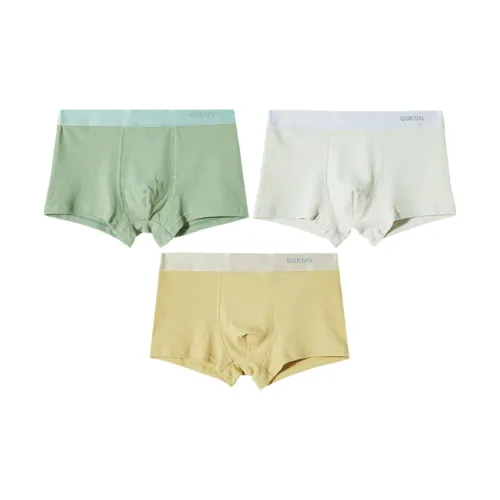 GUKOO 3 пачки травяного зеленого + светло-серого + имбирно-желтого Мужские брюки с стрелкой