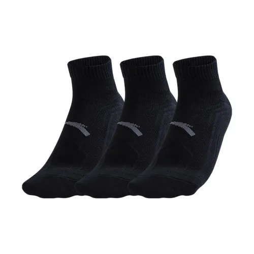 ANTA ZONGXUNXILIE 3 Pack Основной Черный + Основной Черный + Основной Черный Унисекс Беговые Носки