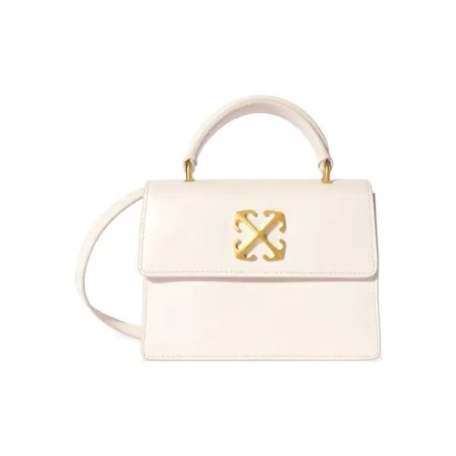 Off Белый Телячья кожа Сумка через плечо Сумка Маленькая Женская Белая