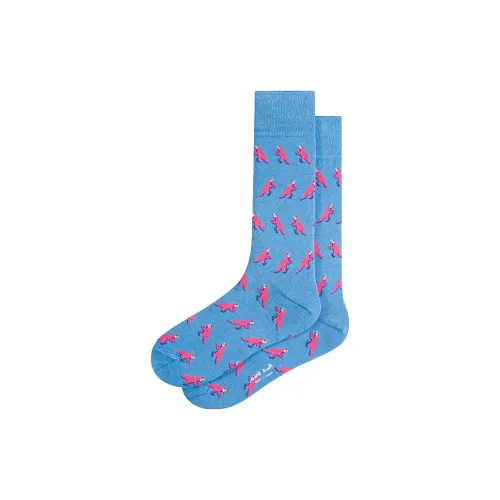 Paul Smith 1 Pack Light Blue Men's Mid Calf Socks Пол Смит 1 Пачка Светло-Синие Мужские Носки до голени MID