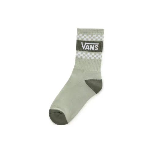 Vans 1 пачка Светло-зеленый Женские носки MID до икры