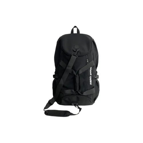 Tong Tong Rabbit Композитная ткань Рюкзак Черный Серый Экрю Синий