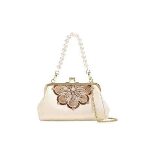 TTaG．baG Коровья кожа Портативная Сумка через плечо Сумка на плечо Женская Жемчужно-белая