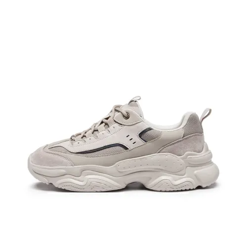 CAMEL Дышащие Кроссовки с Низким Верхом и Толстой Подошвой для Увеличения Высоты Женские