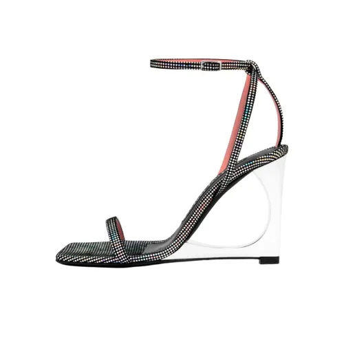 Les Petits Joueurs DISCO Isla one Strap Sandals 10 см Женские Черный