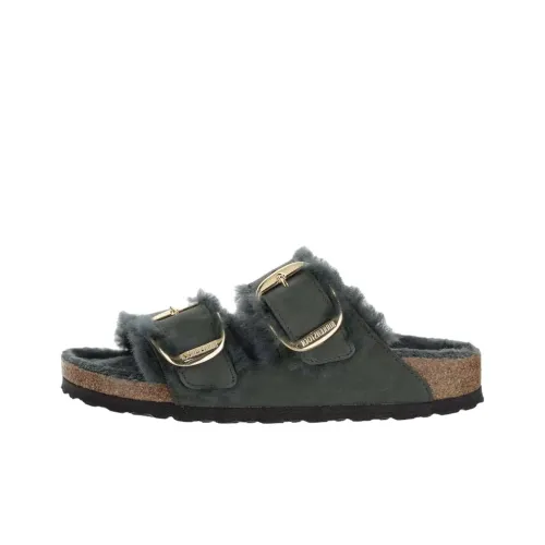 Birkenstock Slip Resistant Abrasion Resistant Слипоны Женские Зеленый