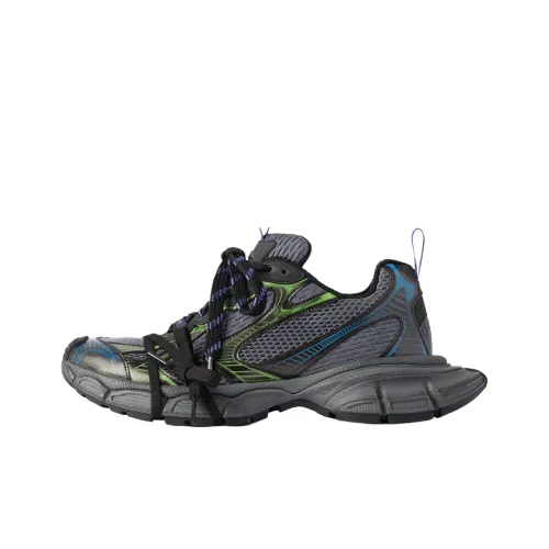 Balenciaga 3XL Низкий Топ Толстая Подошва Кроссовки Мужские Черные