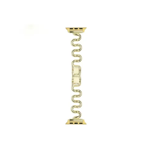 Hoyki Iwatch9 8 7 6SE Часы Полоска S-образный Металл Унисекс