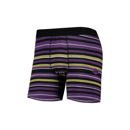NBA Los Angeles Lakers Stance Pivot Боксер Brief Боксеры Мужской 1 Пачка Фиолетовый Зеленый