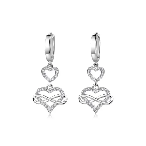 Goldo Jewelry Серьги из меди с цирконием женские