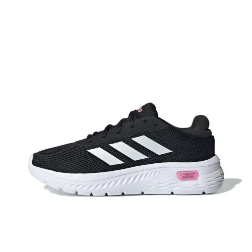 Adidas CLOUDFOAM COMFY Противоскользящий Устойчивый к истиранию Низкий Топ Повседневные Беговые кроссовки Женские Черные