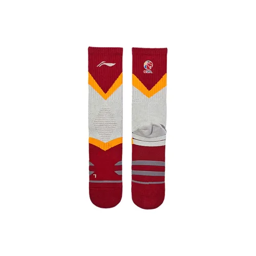 Лайнер Баскетбольные Носки Мужской Комбо Набор Красный Серый Многоцветный