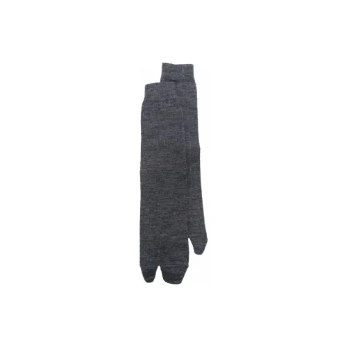 Maison Margiela 1 Pack Gray Men's Knee-High Socks Maison Margiela 1 Пачка Серые Мужские Носки до Колена