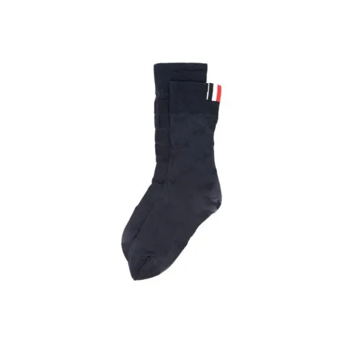 THOM BROWNE Морской синий Женские носки MID до икры