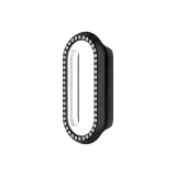 Черный - украшенный стразами, стиль позиционирования, полупрозрачный корпус из ПК