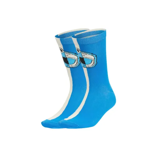 Adidas Neo x JF Носки Crew Унисекс Синие Белые