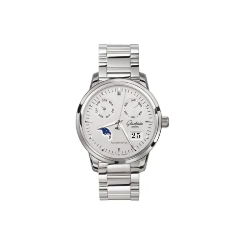 Glashütte Original Автоматический Механический Часы для Мужчин 40 мм Серебряные