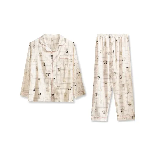 WANANNI Пижамный комплект женский светло-абрикосовый