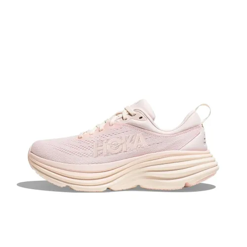 HOKA ONE ONE Bondi 8 Беговые кроссовки Низкий топ Жемчужно-розовый Женский
