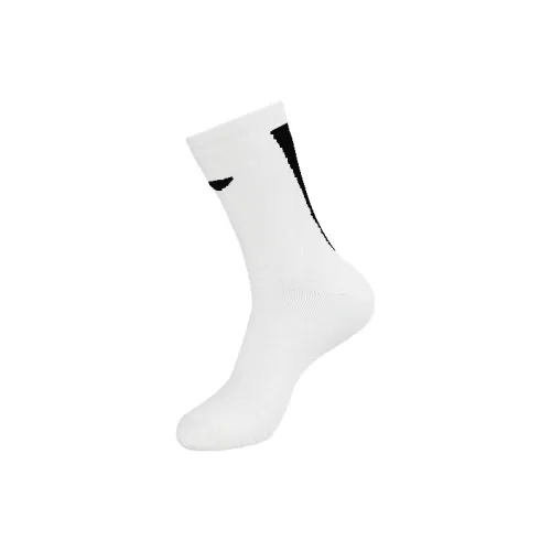 LINING 1 Пачка Белые Мужские Носки MID до икры