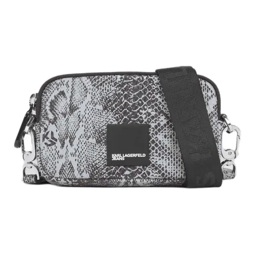 Karl Lagerfeld Полиуретан Сумка через плечо Мини Женская Серый