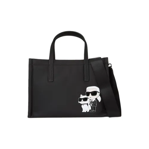 Karl Lagerfeld Переработанный полиамид Тоут Сумка Сумка для покупок Сумка через плечо Сумка Маленькая Женская Черная