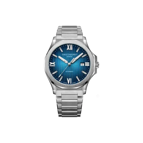 EMILE CHOURIET Автоматический Механический Механизм Мужские Часы 41 мм Синий