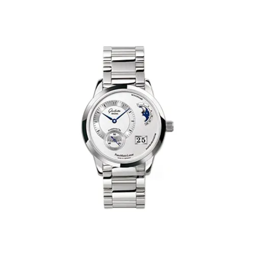Glashütte Original Автоматический Механический Часы Мужские 39,4 мм Серебряные