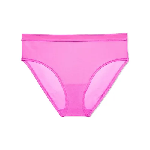 Victoria's Secret Розовый CURVY Couture Прозрачный Сетка Высокая Нога BF Трусики Flirt Нижнее белье Женские 1 Пачка Фуксия