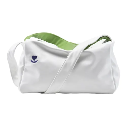 LOVVVVE ПУ (полиуретан) Фитнес Йога Сумка Сумка через плечо Женская Белая