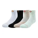 4 пачки (Белый + Черный + Хаки + Светло-зеленый)