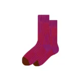 Фиолетовый с заплатками.