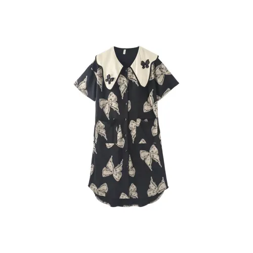 Chun Xi Черные Женские Ночные сорочки