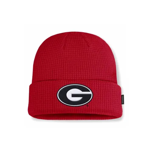 nike Акриловые шапки-бини унисекс красного цвета