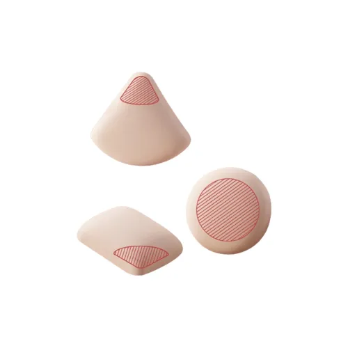 JIANYINGSHU Хлопковая конфета Розовый Набор Дружелюбная к коже Основа Настройка Без пудры 3 шт